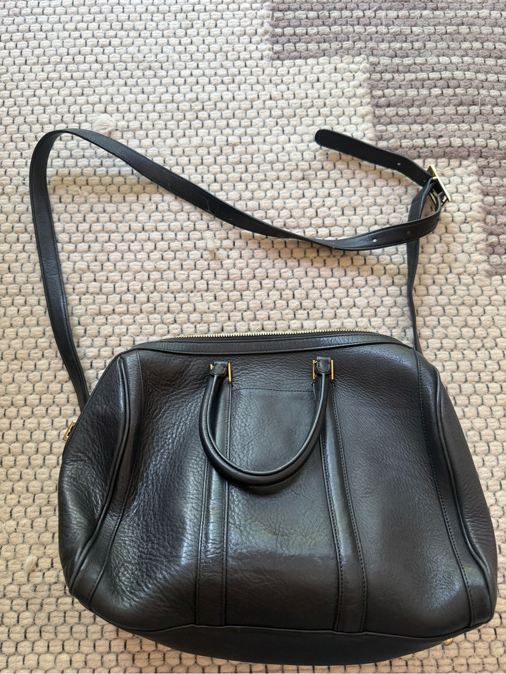 ALC Lucas Leather Satchel Bag Tote